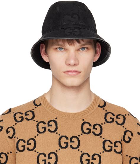 gucci felt fedora hat|gucci bucket hat men's.